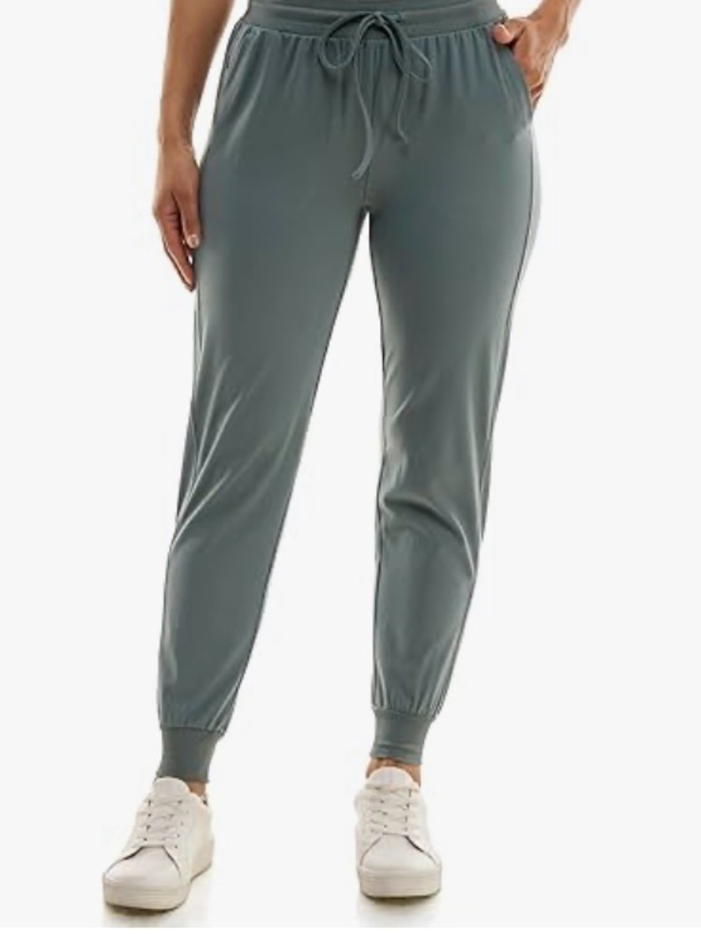 Rachel Zoe Drawstring Jogger Pants in Slate Green